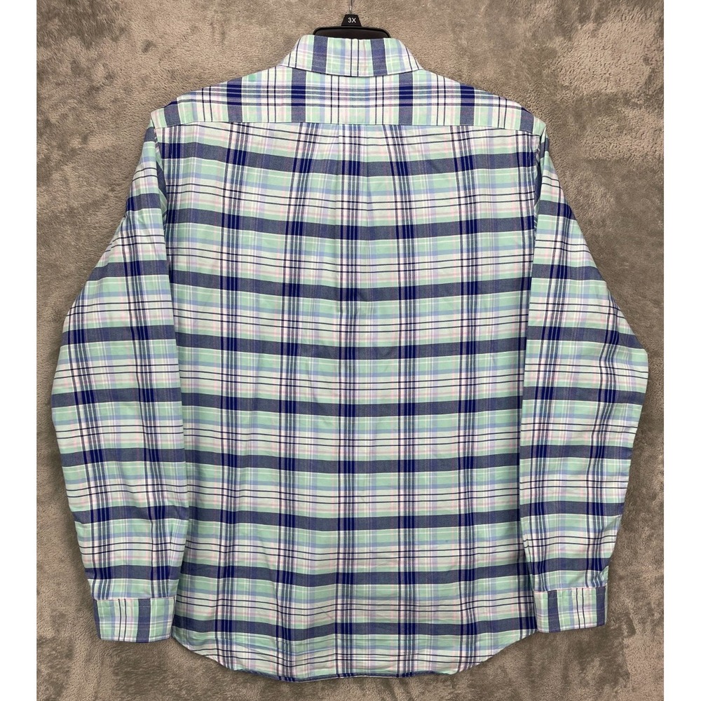 Ralph Lauren Men's Classic Fit Shirt XL Long Sleeve Multicolor Plaid Button Up - Picture 8 of 9